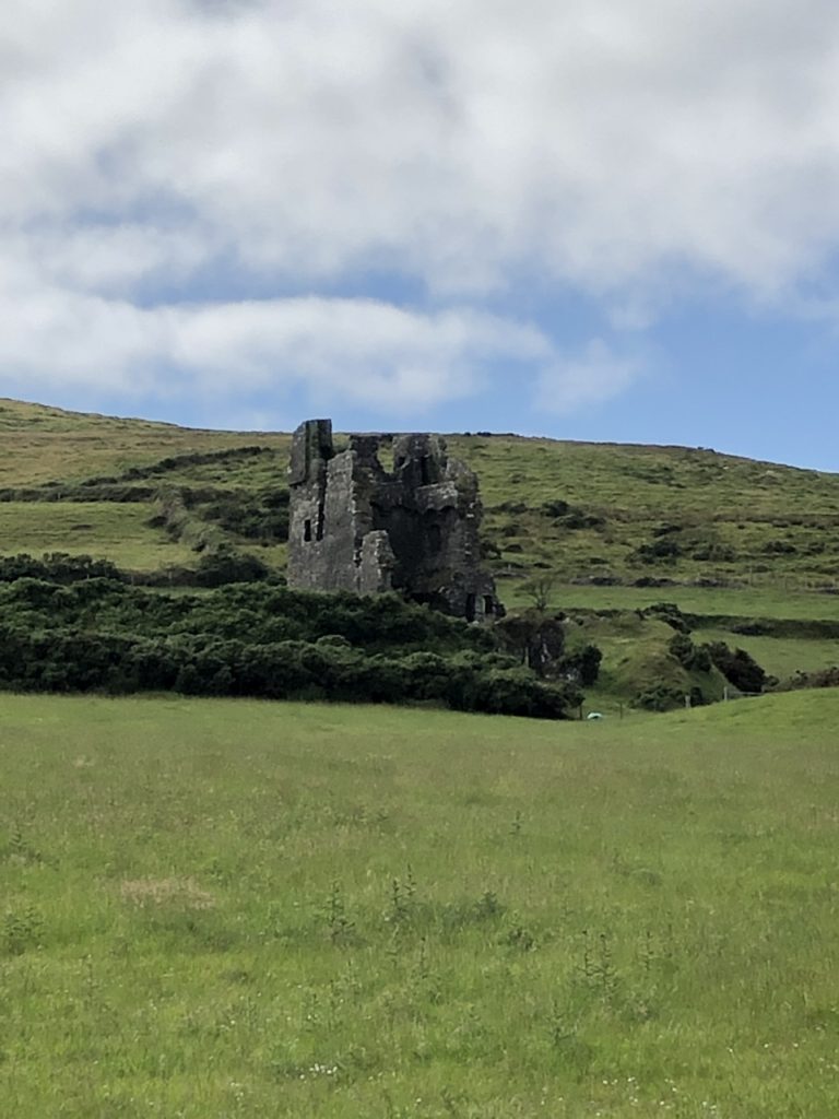 Rahinnane Castle Ruins Dingle Peninsula Ireland