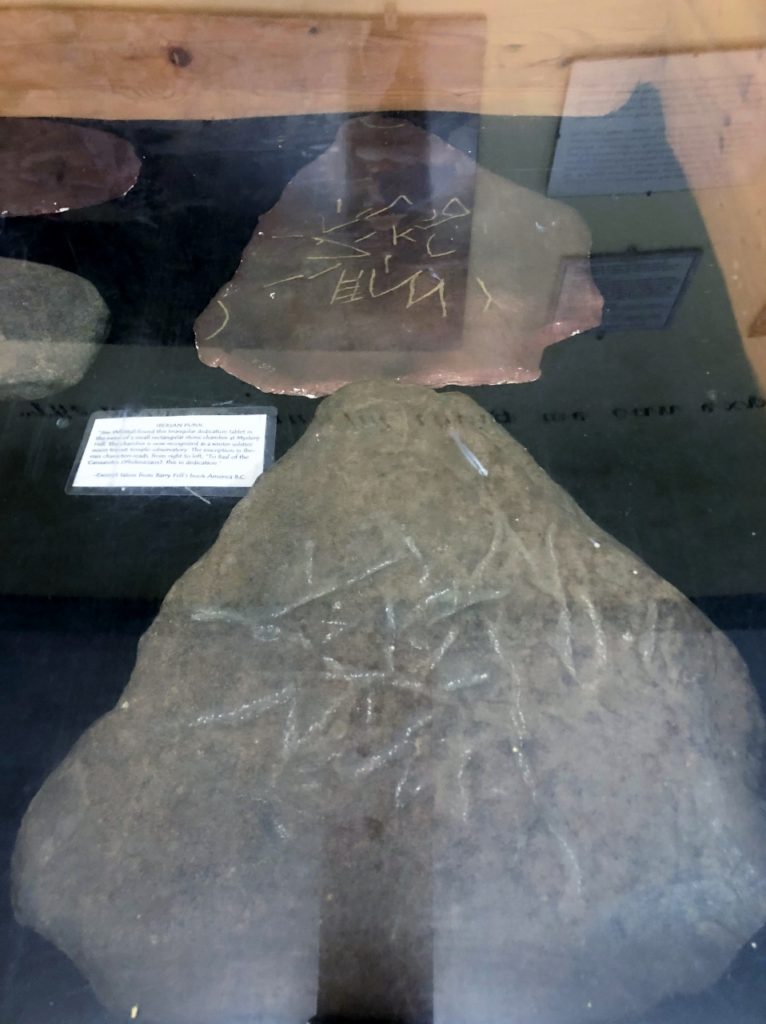 America's Stonehenge Phoenician Ogham writing stones