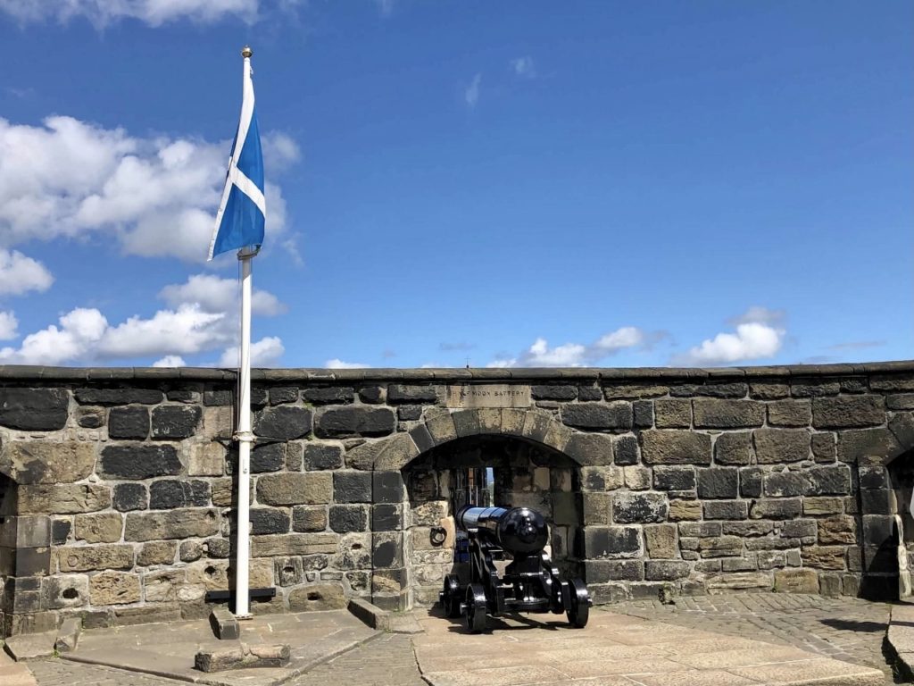 Half Moon Battery Edinburgh Castle Scotland