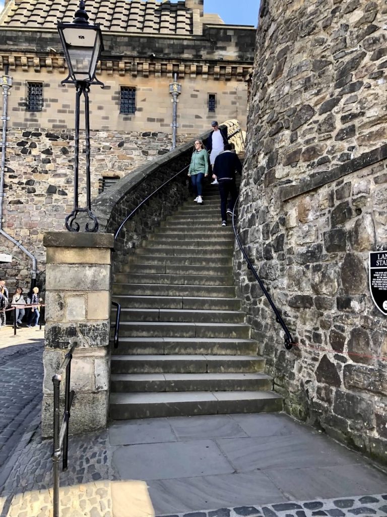 Lang Stairs Edinburgh Castle Scotland