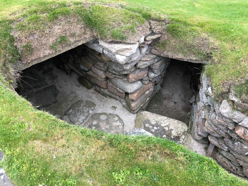 skara brae tunnels orkney scotland UK travel history