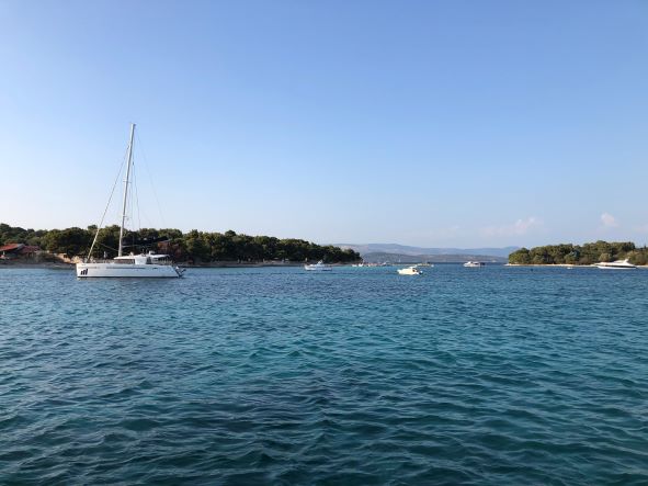 sail Croatia Blue Lagoon swim