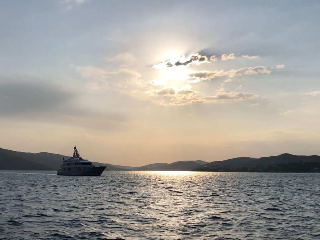 sail Croatia sunset