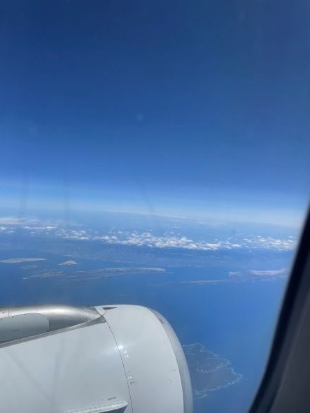 Croatia from the plane window