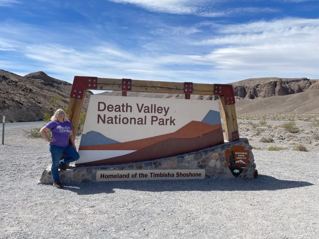 Death Valley National Park Entrance Sign