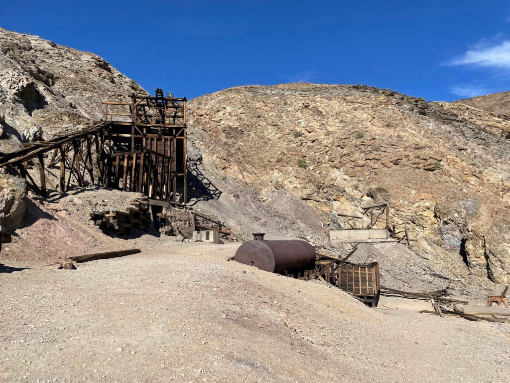Keane Wonder Mine in Death Valley